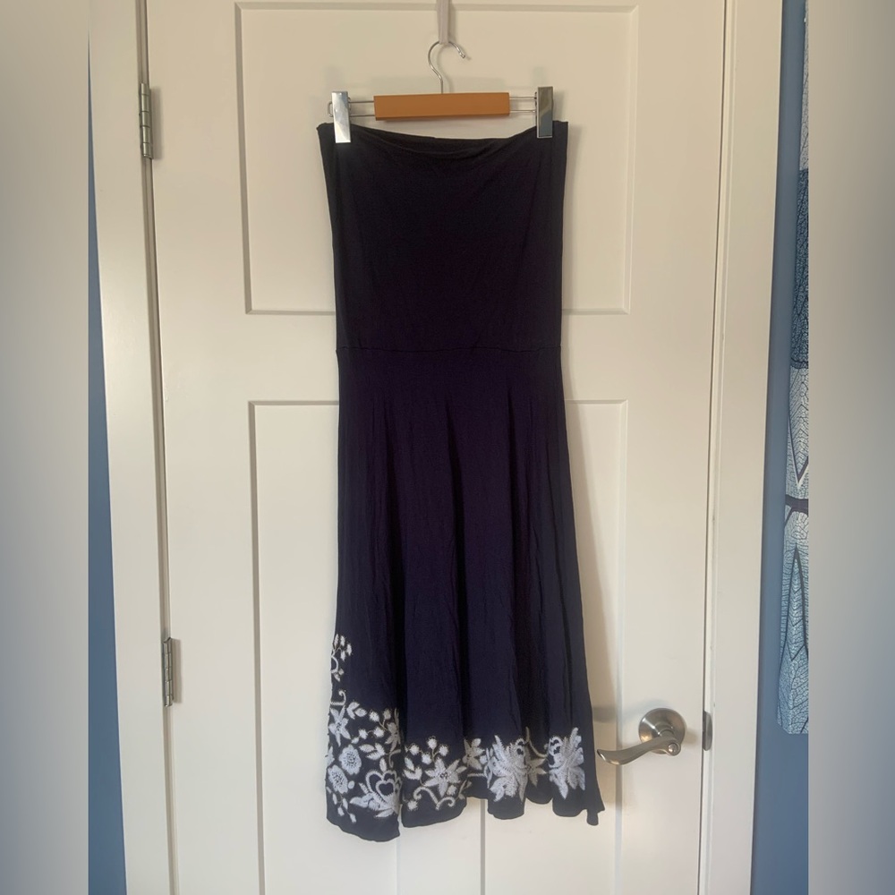 Tube dress convertible to midi skirt size med